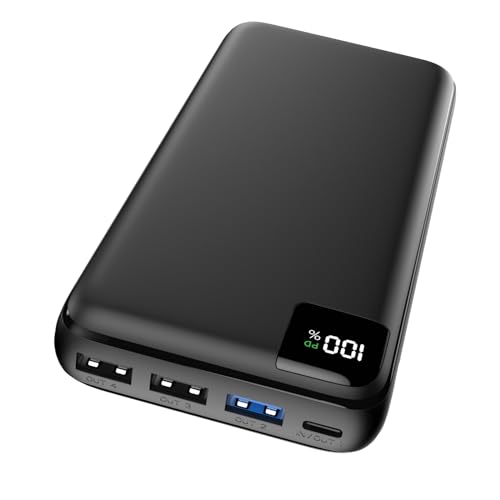Power Bank 27000mAh Externer Akku - Bilivein Powerbank 22,5W Schnelles Aufladen Tragbares Ladegerät, PD USB C Input & Output mit LED Display für iPhone 16/15/14/13/12 Pro/Pro Max Serie Tablet, etc