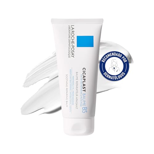 La Roche-Posay Cicaplast Baume B5+, Balsamo Viso e Corpo Riparatore, Adatto a Pelli Secche e Sensibili, Azione Anti-Rossore, Effetto Lenitivo, Formula con Tribioma, Pantenolo, Madecassoside, 100 ml