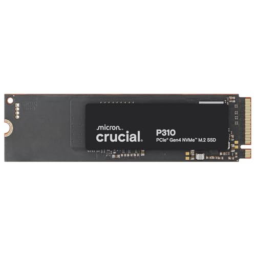 Crucial P310 SSD 1TB M.2 2280 PCIe Gen4 NVMe, bis 7.100 MB/s, für Laptop, Desktop PC & Handheld Spielekonsolen, Interne Festplatte - CT1000P310SSD801
