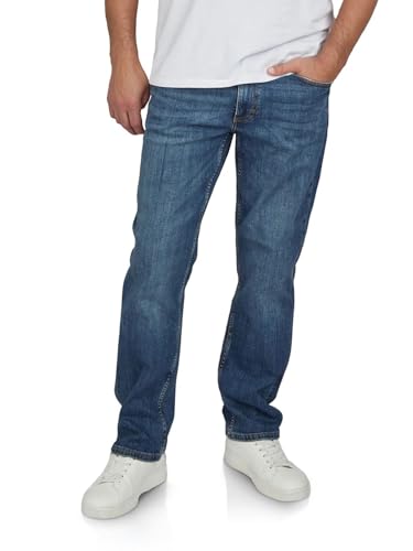 MUSTANG Jeans Herren Stretch lang Straight Fit Washington Jeanshose Hose Denim, Länge:32L, Farbe:Denim Blue (1016081-5000-883), Weite:34W