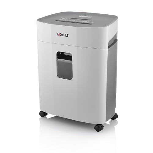 Dahle PaperSAFE PS 240 Aktenvernichter (10 Blatt, Sicherheitsstufe P4, Partikelschnitt, öl- und wartungsfrei, 25 Liter) grau