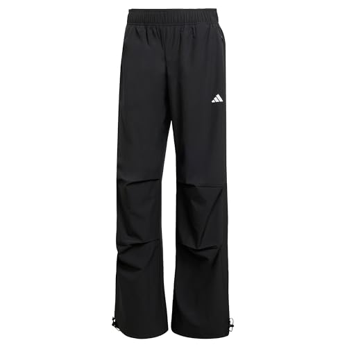 adidas Women's Workout Essentials Woven Training Pants, Black, L
