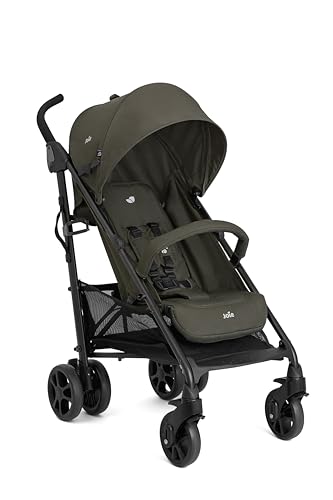 Joie brisk™ lx Buggy, leicht, flache Liegeposition, großer Korb, vorwärtsgerichtet, 5-Punkt-Gurt, Geburt bis 4 Jahre (0–22 kg), Sage