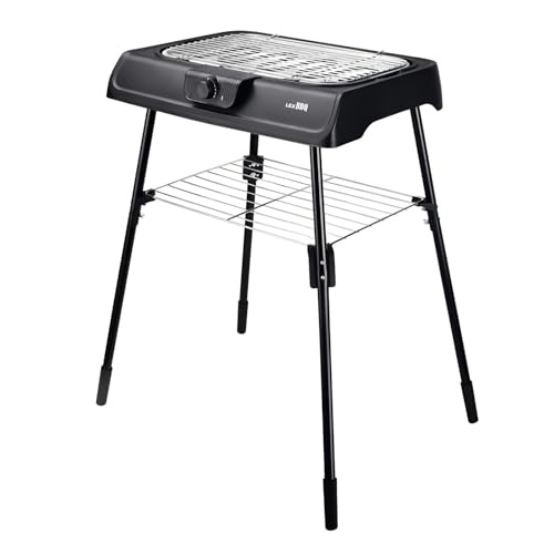 Lex BBQ Elektrogrill 2000 Watt Tischgrill Standgrill Edelstahl Grillrost
