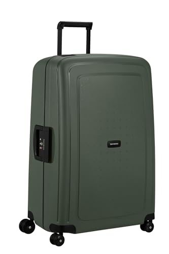 Samsonite S'Cure Spinner Check-in-Koffer, 75 cm | Grün, Hartschalenkoffer, 75H x 52W x 31D cm, 102 L, 4.6 kg, mit TSA-Schloss
