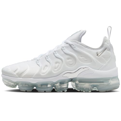 Nike Air Vapormax Plus Damen Schuhe (FQ8895-100, White/Metallic Silver), Weiß/Metallic-Silber, 39 EU