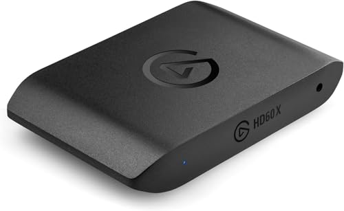 Elgato HD60 X - Streamen und aufzeichnen in 1080p60 HDR10 oder 4K30 mit ultraniedriger Latenz auf PS5/Pro, PS4/Pro, Xbox Series X/S, Xbox One X/S, in OBS und weiteren Programmen, PC und Mac
