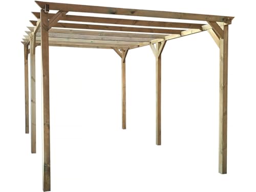 Carport aus Holz Solar II 3 x 5 x 2,4 m