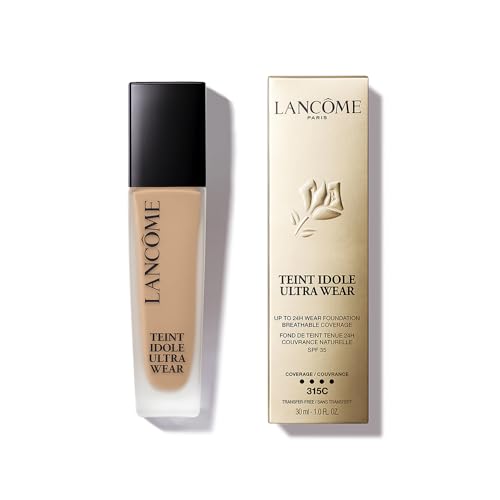 Lancôme Teint Idole Ultra Wear 315C, feuchtigkeitsspendende Full Coverage-Foundation in Beige mit natürlich mattem Finish, bis zu 24 Stunden Halt, geeignet für alle Hauttypen, 30ml