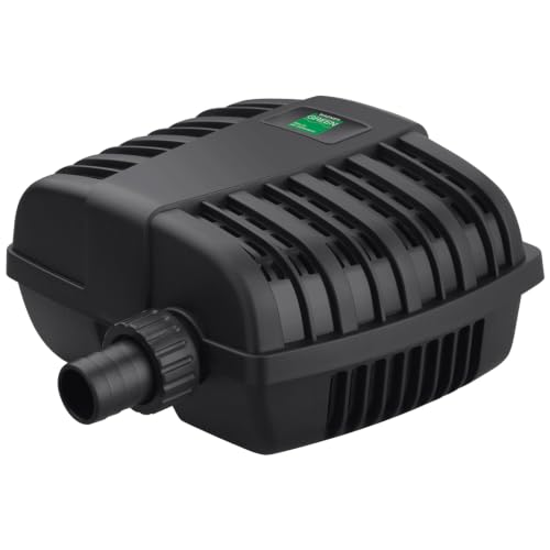 Wagner GREEN Compact Flow 1500 Teichpumpe – 1.500 l/h, 25 Watt – Stromsparende Filterpumpe für Gartenteich, Bachlauf & Wasserfall – Leise Teichpumpe