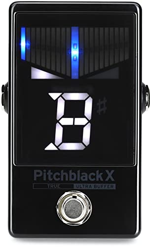 Korg - PB-X Pitchblack X Series - Chromatic Guitar/Bass Pedal Tuner - Black
