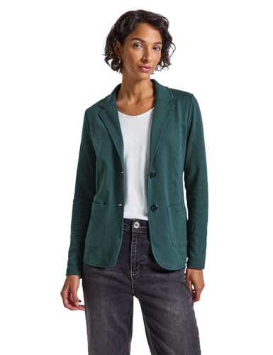 Street One Damen 2116815 Basic Blazer, deep Teal Green, 42