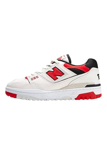 New Balance - 550 - BB550VTB - Farbe: Creme-Weiß-Rot - Größe: 44 EU