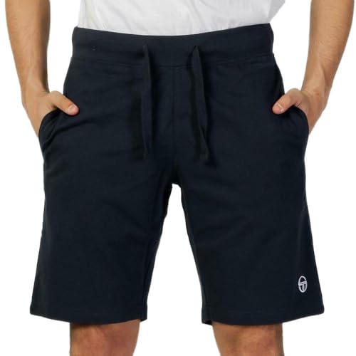 Sergio Tacchini Herren Short Noir Homme, marineblau, XL