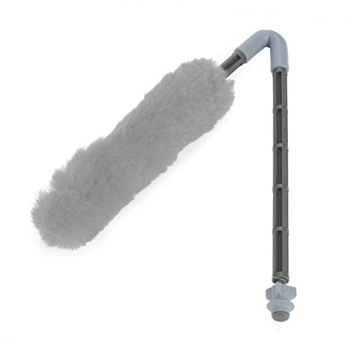 DAUERHAFT Wollmaterial Paintball Rakel, Wolle Paintball Barrel Single Swab Squeegee Buffer Reinigungszubehör, zur Reinigung(Gray)
