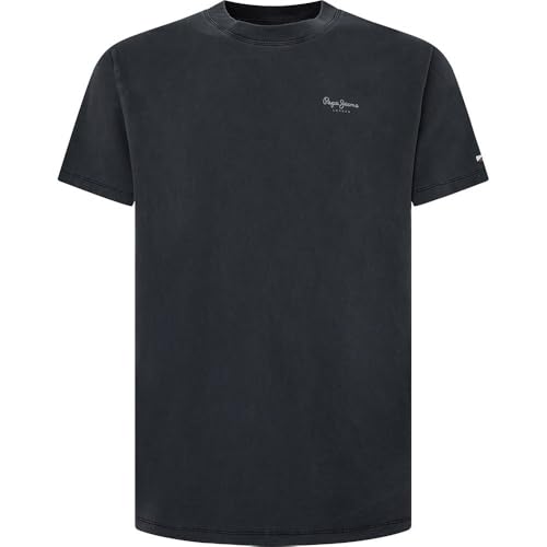 Pepe Jeans Herren Jacko T-Shirt, Schwarz (Black), L