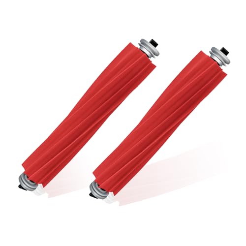 2 Stück Zubehör für Roborock Original Zubehör, Trennbare Rubber Hauptbürste Hauptbürsten Zubehörset Ersatzteile Rollen Bürste für S7/S7 Maxv/S7 Maxv Ultra/S7 Max Ultra/S7 Pro Ultra/Q Revo