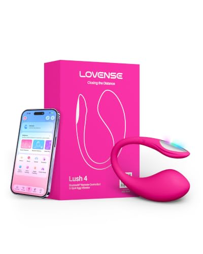 LOVENSE Lush 4.0 Vibrator für Frauen, App, LED, IPX7 Toys Damen für Sex