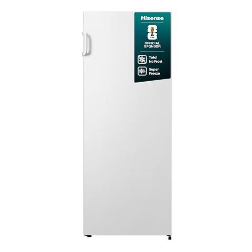 Hisense FV191N4AW2 Gefrierschrank/ TotalNoFrost/ SuperFreeze/ Türalarm/ Multiflow 360°/ BigBox/ 143,4 cm/ Gefrierteil 147 l/ 41 dB/ 205 kWh/Weiß