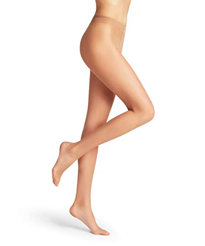 FALKE Damen Strumpfhose Shelina 12 DEN W Ti ultra-transparent einfarbig 1 Stück, Hautfarben Sun 4299, L