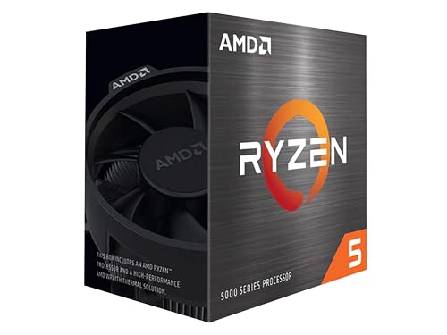 AMD Ryzen 5 5600 Prozessor (6 Kerne/12 Threads, 65W, AM4 Sockel, Bis zu 4.4 Ghz max boost, wraith stealth Kühler)