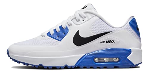 Nike Air Max 90 G Smoke Grey/Black-White Herrenschuhe, Weiß, Schwarz, Blau (Racer Blue), 44.5 EU
