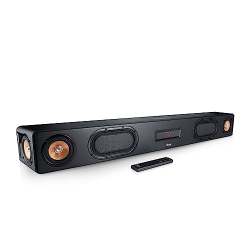Teufel CINEBAR ULTIMA - Leistungsstarke Soundbar 380 Watt | Eingebauter XXL-Subwoofer, Dynamore Ultra, Dolby Audio, Bluetooth aptX, Bassreflex, HDMI 3D ARC CEC‌ - schwarz