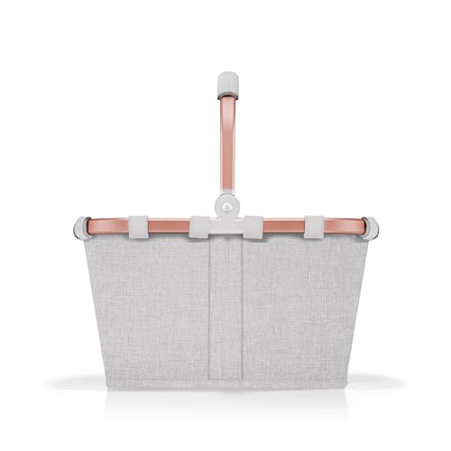 reisenthel carrybag XS Twist Sky Rose – Kleiner Stabiler Korb im XS Format Kleiner Variante der Einkaufsikone praktische Innentasche – Elegantes, wasserabweisendes Design