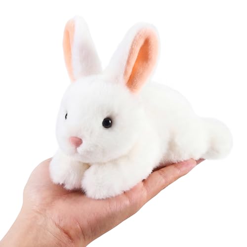 shownicer Kuscheltier Duftende Plüschtiere Handlich Weiche Niedliche Stofftier Geschenke für Kinder Erwachsene (Weißes Hase, 15 cm)