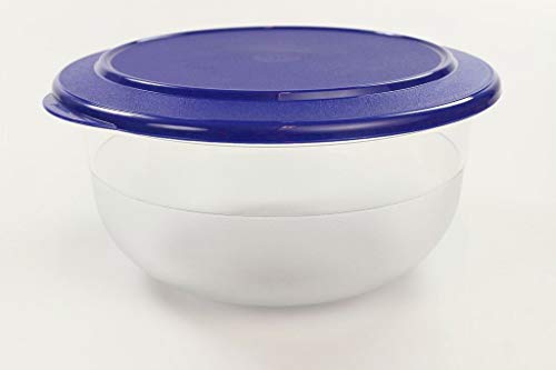 TUPPERWARE Tafelperle 2,1 L OHNE RAND mit mittelblauem Deckel Classic Royal