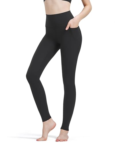 Zylioo Extra Lang Leggings Tall Damen,Yogahose Sportleggings Mit Tasche Für Fitness Gym Alltag