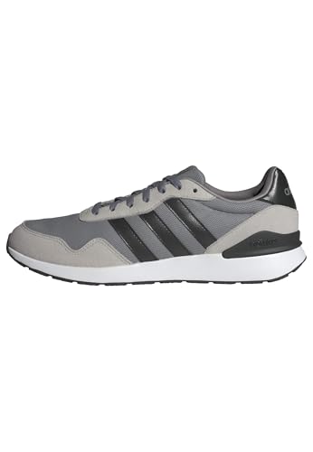 adidas Herren Run 60s 4.0 Shoes, Grey Three/Core Black/Grey Two, 40 2/3 EU