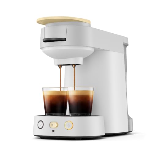 PHILIPS Senseo Vibe Kaffeepadmaschine Kompakt, Weiß, 2 Spezialitäten