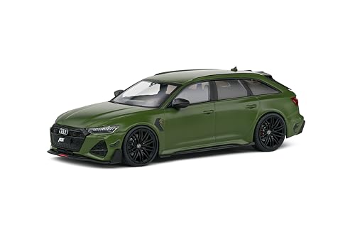 Solido 1:43 Audi RS6-R (olivengrün) – Hochdetailliertes Diecast-Modellauto im Sammler-Maßstab, Limitierte Edition, für Auto-Fans & Sammler