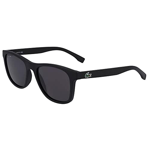 Lacoste Unisex L884S Sunglasses, 001 Matte Black, 53 mm