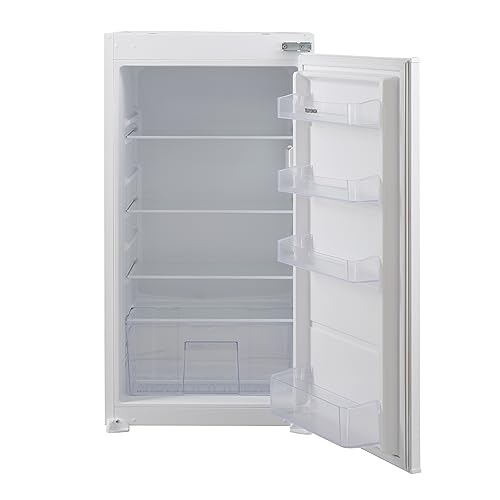 TELEFUNKEN EK102S160E Einbaukühlschrank ohne Gefrierfach | 102cm Nische | Schlepptür-Technik | 154 Liter Nutzinhalt | Temperaturregelung | Weiß