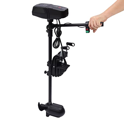Elektro Aussenborder 48V 260lbs - Elektromotor führerscheinfreier Bootsmotor 1400W Elektrisch Boot Außenbordmotor Elektro Bootsmotor 2300Upm(260LBS Shub 48V 1400W)