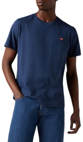 Levi's Herren Ss Original Housemark Tee T-Shirt,Cotton + Patch Dress Blues,L