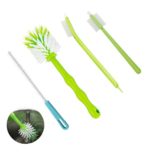 Reinigungsbürste für Thermomix,4er-Set Reinigungsbürste Kompatibel mit Thermomix TM31 TM5 TM6 TM21,Mixtopfbürste Messerbürste mit Tassenbürste Bürste Zubehör Werkzeug für Mixtopf/Mixtopfmesse