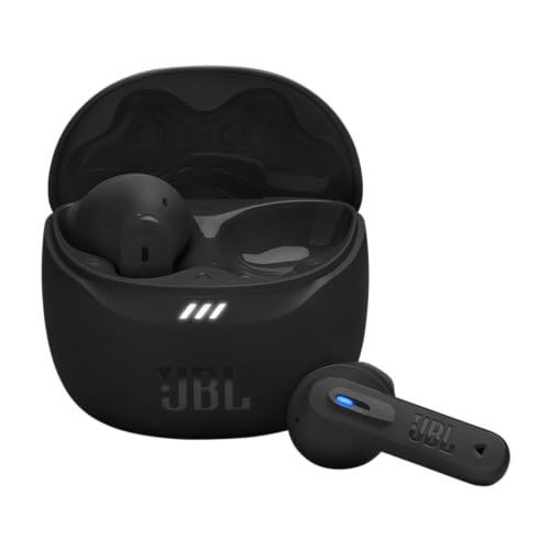 JBL Tune Flex 2, Kabellose Bluetooth-In-Ear-Ohrhörer mit Noise-Cancelling, 48 h Wiedergabezeit, IP54 wasser - und staubgeschützt, Multipoint-Verbindung, Ergonomisches Design, Schwarz