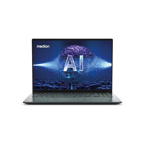MEDION 40,6 cm (16 Zoll 4K OLED) S10 Laptop (Intel Core Ultra 7 155H, 16GB DDR5 RAM, 1TB PCIe SSD, 100% DCI-P3, FHD Webcam, WLAN, Win 11)