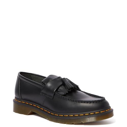 Dr. Martens Herren Adrian Bootsschuh, Black Smooth, 43 EU