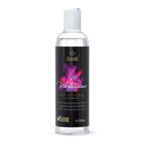 Vibratissimo Play Gel all-in-one 250 ml | Gleitmittel wärmend, prickelnd & Höhepunkt verstärkend | Lubricant Gel Für Toys & Latexkondome