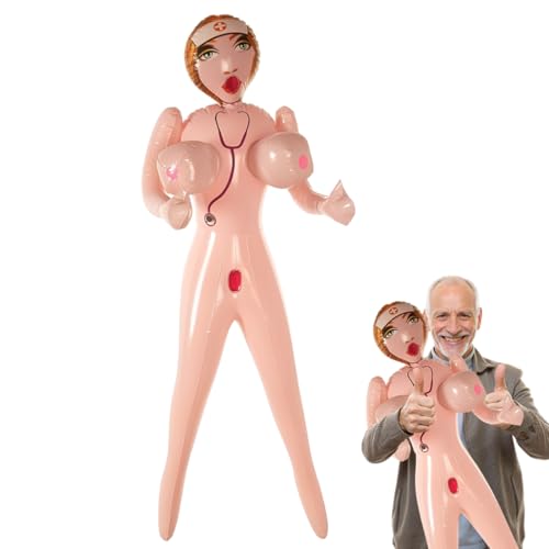 1 Stück Aufblasbare Gummipuppe Frau Sexy mit großen Brüste,sexpuppe für die männer,sexpuppe für die männer,gummipuppe sex für männer, Erotik Puppe Scherzartikel Männer für JGA Abschied
