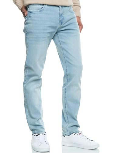 Indicode Herren INSantino Jeanshose aus 99% Baumwolle | Denim Stretch Jeans Männer Light Cloud, 30/32