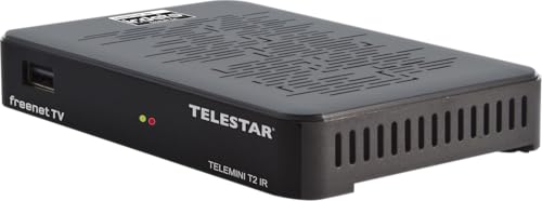 TELESTAR TELEMINI T2 IR – DVB-T2 & DVB-C Receiver, 3 Monate freenet TV