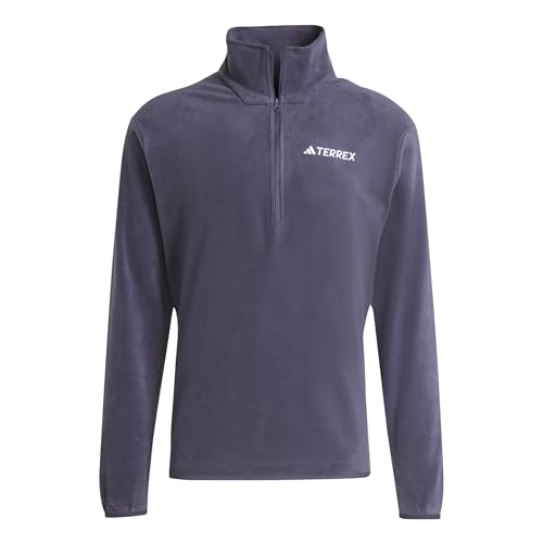 Adidas Men's Terrex Multi Essentials Half Zip Fleece Jacket, Shadow Navy, L