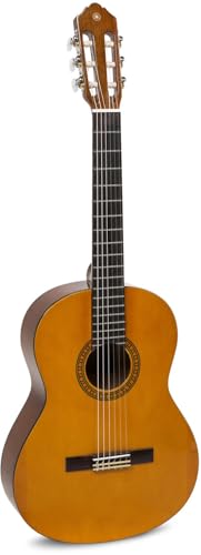 Yamaha CS40II Konzertgitarre natur – Leicht bespielbare Akustikgitarre für junge Einsteiger – 3/4 Gitarre aus Holz, Schülermodell