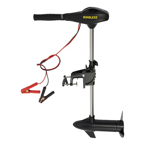 58LBS Elektromotor Außenborder, 12V 612W Bootsmotor, Elektro Outboard, Höhenverstellbar, Mit Batterieanzeige, mit 5 Vorwärts & 3 Rückwärtsgängen, für Schlauchboot mit Elektromotor, Kajak, Motorboot