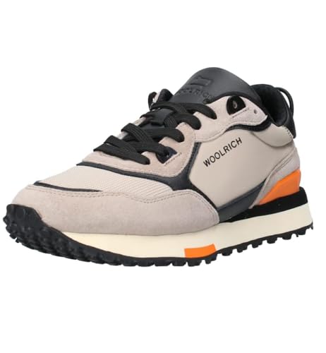 WOOLRICH, WFM222.020, modische Freizeitschuhe für Herren, Beige Schwarz, 43 EU